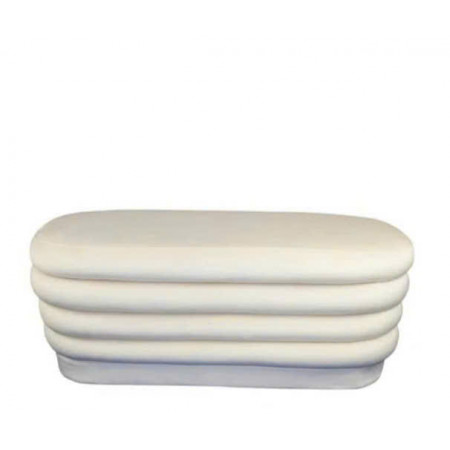 88010013 Dove White : Ghế Băng , Ghế Chờ - Trắng Kem